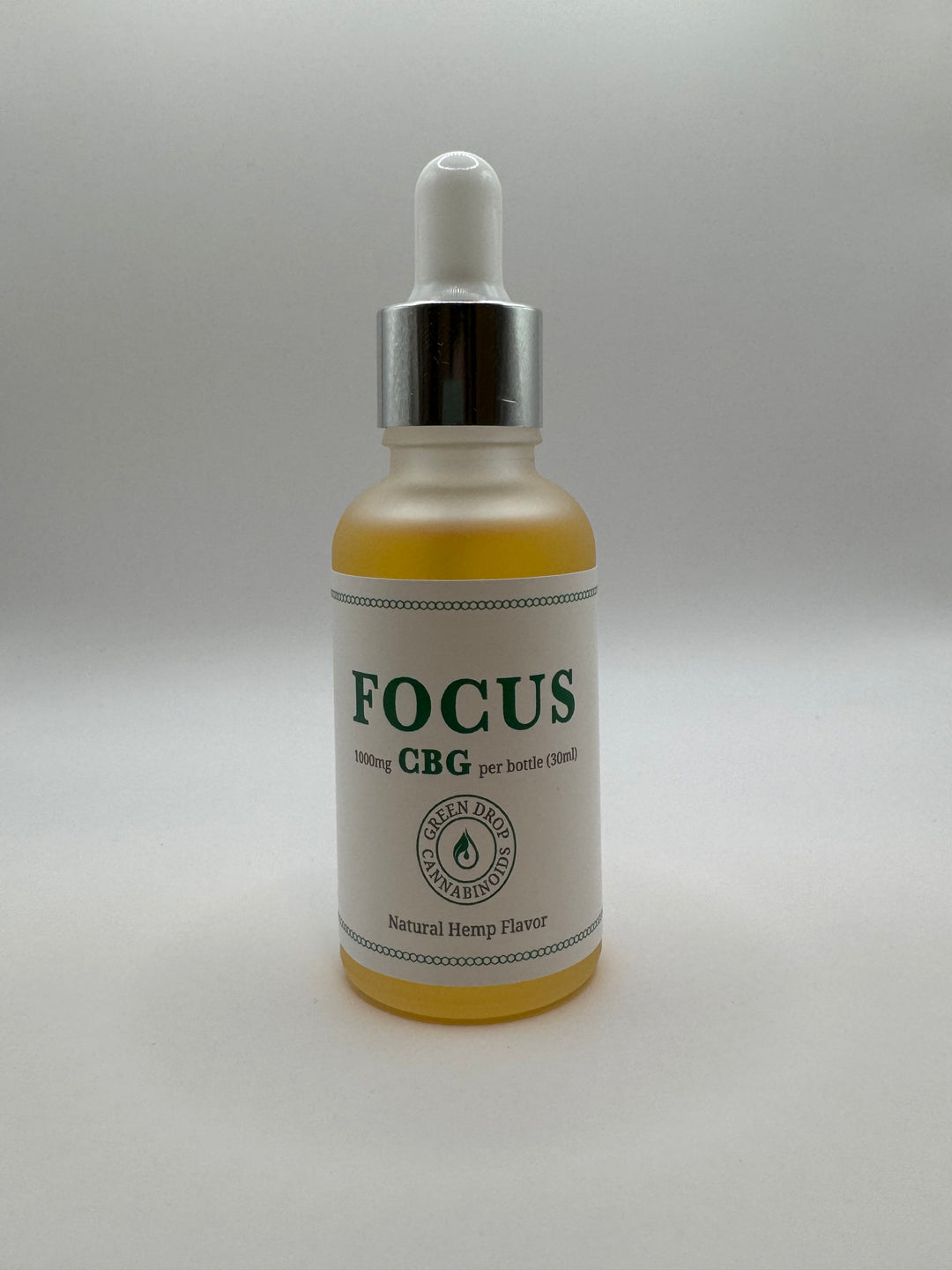 Green Drop Cannabinoids "Focus" 1000mg Full Spectrum CBG Oil Tincture