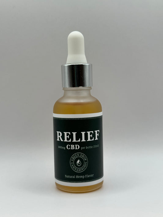 Green Drop "Relief" 3000mg Full Spectrum CBD oil