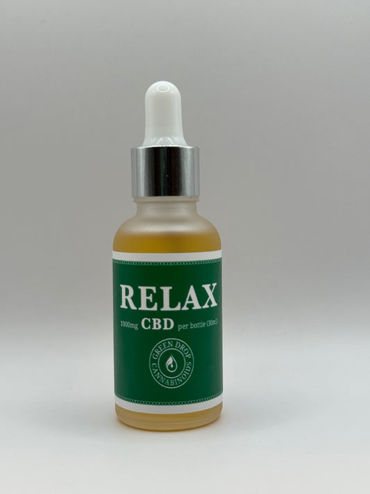 Green Drop "Relax" 1000mg Full Spectrum CBD Oil Tincture