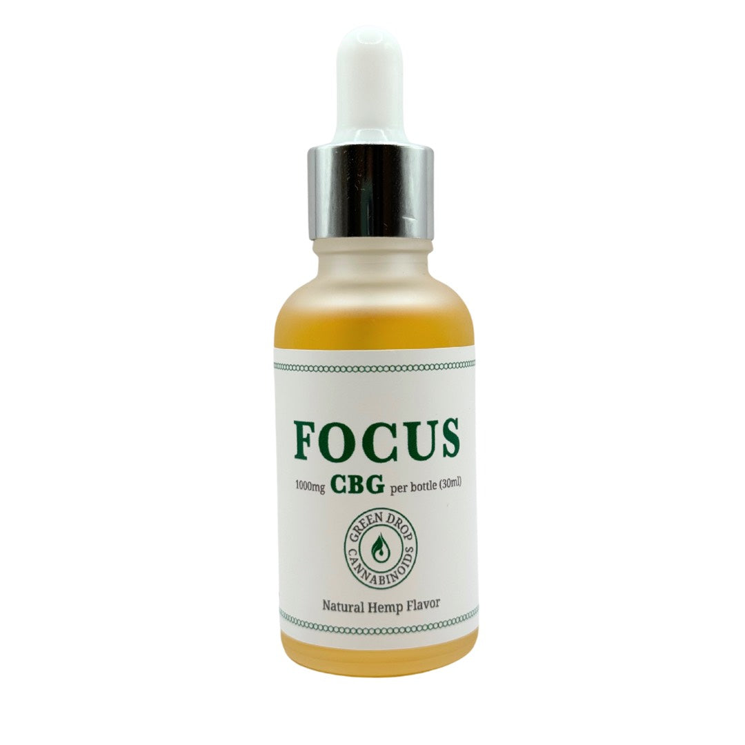 Green Drop "Focus" 1000mg Full Spectrum CBG Oil Tincture