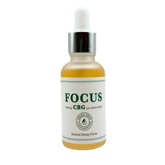 Green Drop "Focus" 1000mg Full Spectrum CBG Oil Tincture