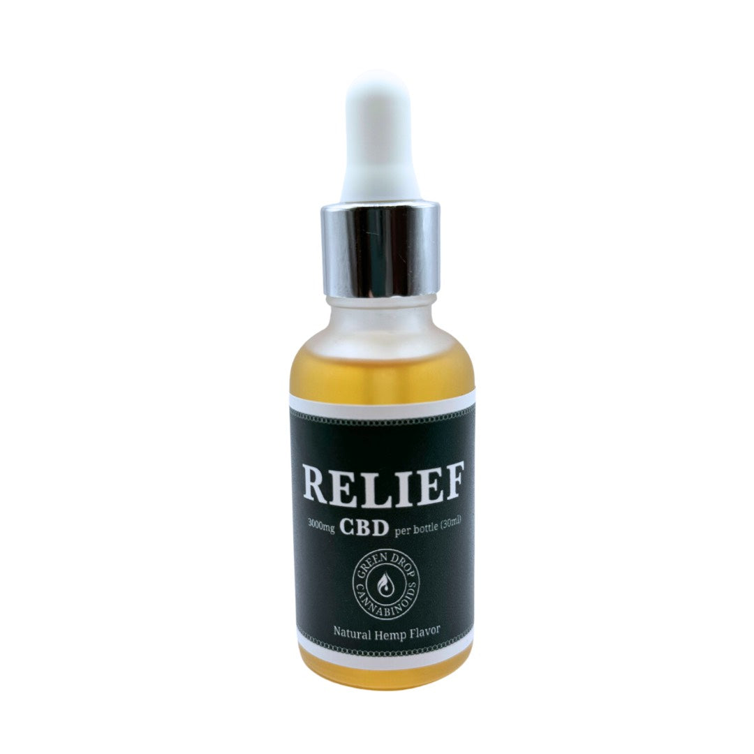 Green Drop "Relief" 3000mg Full Spectrum CBD oil